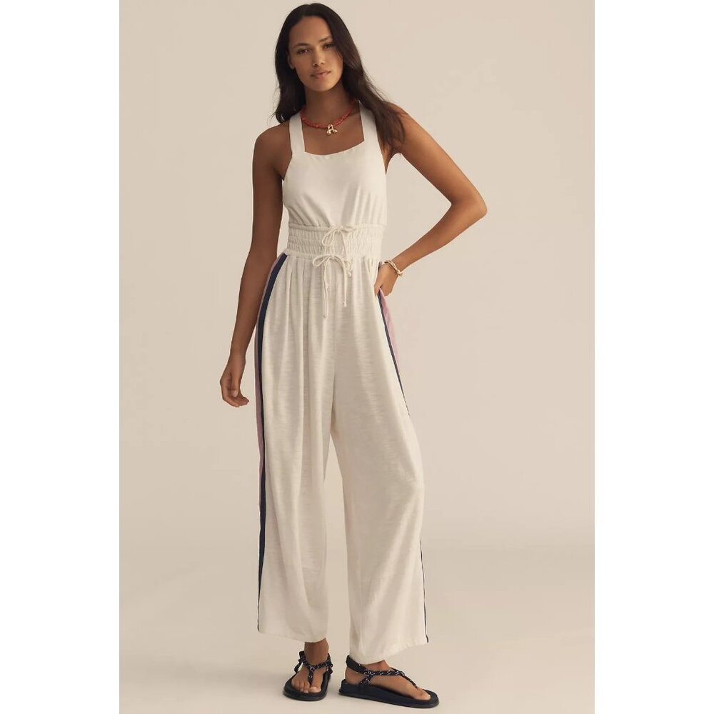 NWT Size MP - Anthropologie Daily Practice Relaxed Colorblock Jumpsuit (US$ 128)